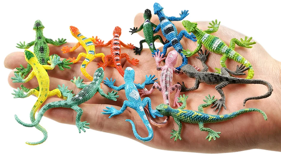 12pcs Diy Simulation Mini Lizard Figurine Reptile Animal Model Home Decor Miniature Fairy Garden Decoration Accessories Modern - Image 10
