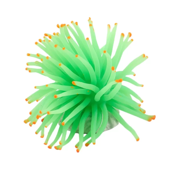 Aquarium Decorative Green Silicone Sea Anemone Fish Tank Ornament - Image 2