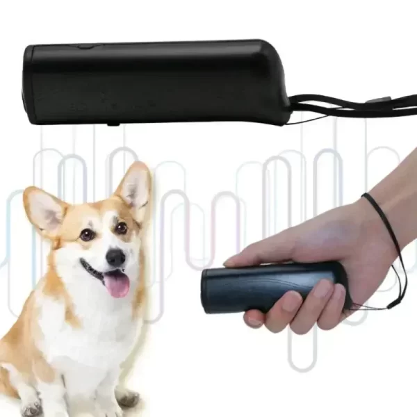 New Ultrasonic Pet Dog Repeller Anti Barking Stop Bark Training Device High Power Dog Training Repellents Without Battery Pet - Image 2