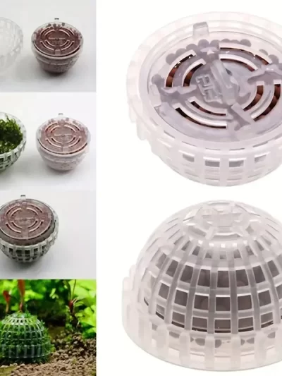 1pc Plastic Aquarium Moss Ball Filter Aquatic Pet Supplies Decorations For Shrimps Fish Tank Pet Products Fish Tank Decor