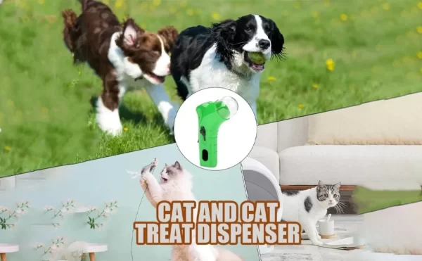 Dog and Cat Treat Launcher - Fun Training Feeder Toy with Food Dispenser Perfect for Exercise&Bonding During Walks Pet Supplies - Image 16