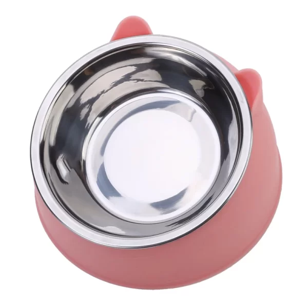 100ML Cat Dog Bowl 15 Degrees Raised Non Slip Puppy Base Cat Food Drinking Water Feeder Tilt Safeguard Neck Pet Bowl Accessories - Image 16