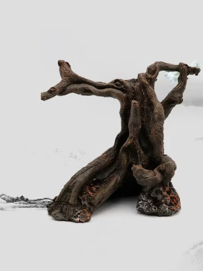 Aquarium Resin Woods Ornaments Fish Tank Decoration Accessories Sink Wood Tree Fishbowl Jellyfish Carp Reptile Animals