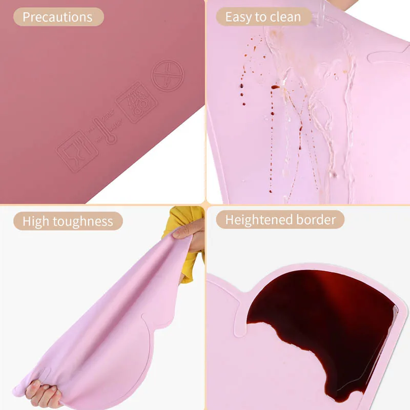 Silicone Pet Feeding Dog Cat Bowl Food Mat Non-Stick Waterproof Pet Food Feeding Pad Puppy Feeder Tray Water Cushion Placemat - Image 13