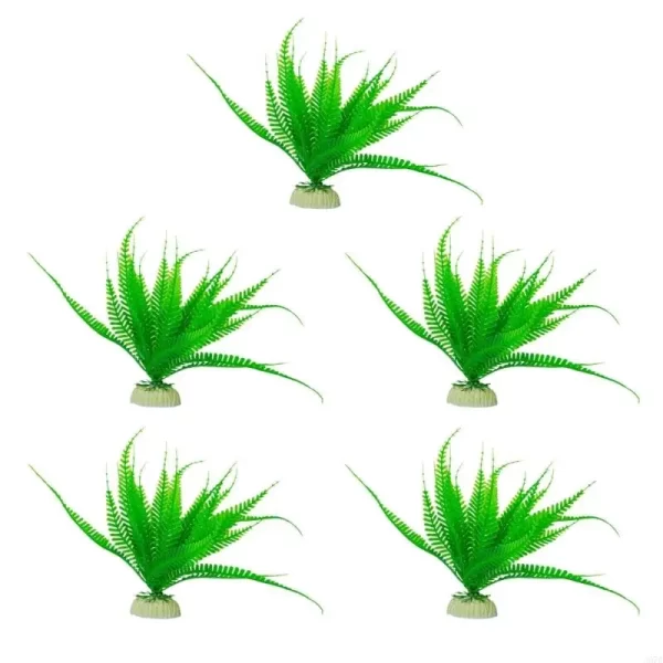 920L Fishtank Artificial Plant Landscape Fish Tanks Decorations for Aquariums Terrarium Shrimp Grass Ornaments Green - Image 8