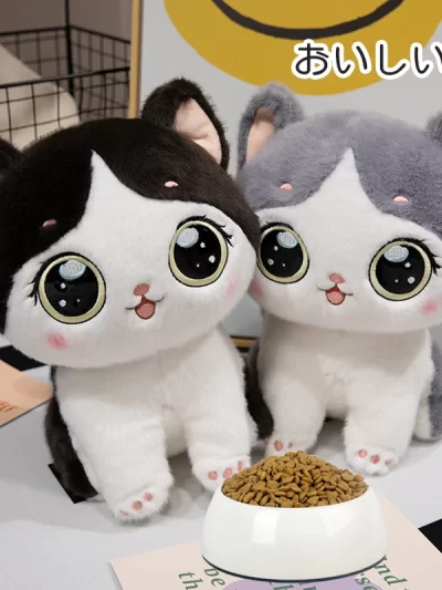 2Sizes of Cuddly Cat Plush Toys the Healing Series of Cats Brings Warmth and Peace of Mind to for Children's Companionship Gifts