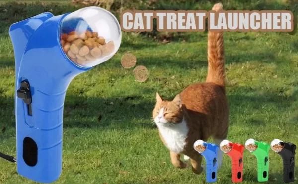 Dog and Cat Treat Launcher - Fun Training Feeder Toy with Food Dispenser Perfect for Exercise&Bonding During Walks Pet Supplies - Image 10