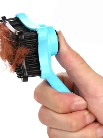 Dog Brush Cat Grooming Brush Self Cleaning Static Free Massage Comb Stable Thicker Bristles Pet Supplies To Remove Loose Fur