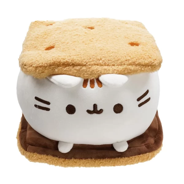 Kawaii Chocolate Cookie Fat Cat Plushies Soft Stuffed Animal Pillow Accompany Sleep Toy Home Decoration Toys Kids Birthday Gifts - Image 4