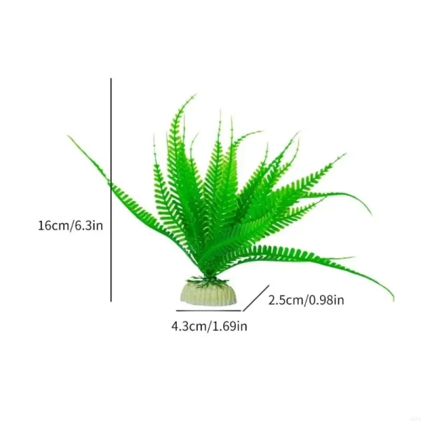 920L Fishtank Artificial Plant Landscape Fish Tanks Decorations for Aquariums Terrarium Shrimp Grass Ornaments Green - Image 6
