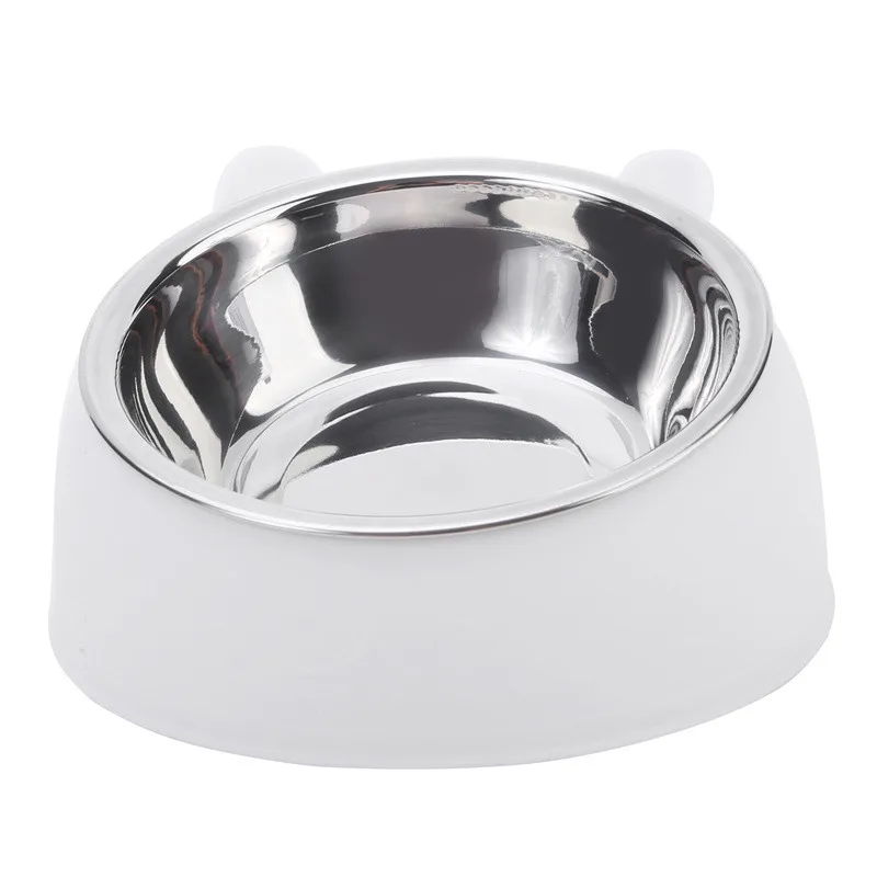 100ML Cat Dog Bowl 15 Degrees Raised Non Slip Puppy Base Cat Food Drinking Water Feeder Tilt Safeguard Neck Pet Bowl Accessories - Image 7