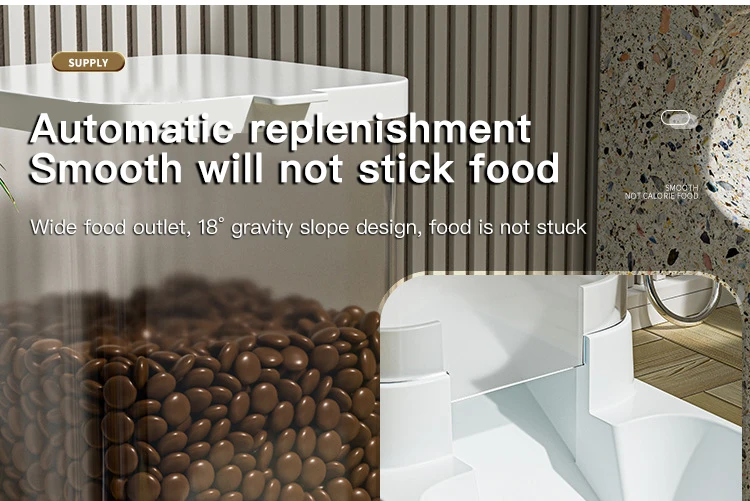Automatic Cat Feeder & Water Dispenser with Gravity Food Storage Container for Cats and Dogs - Image 19