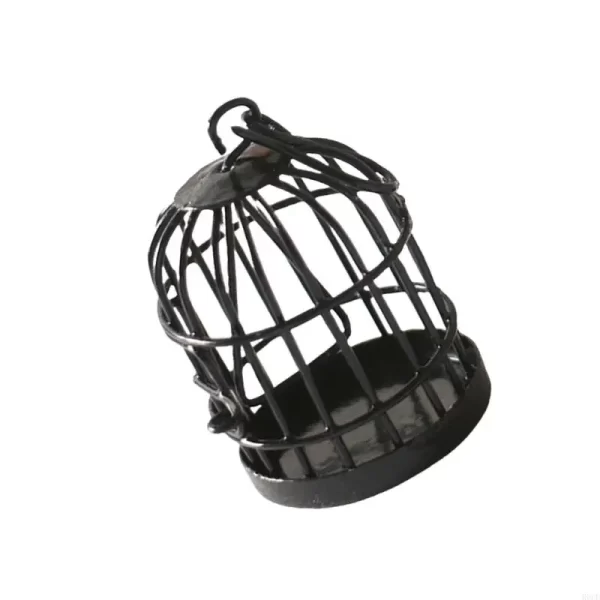 R6FD Delicate Birdcage Educational Toy Birdcage Cage Model Table Desk Model for Collection Miniatures Model - Image 4