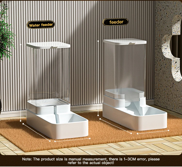 Automatic Cat Feeder & Water Dispenser with Gravity Food Storage Container for Cats and Dogs - Image 17