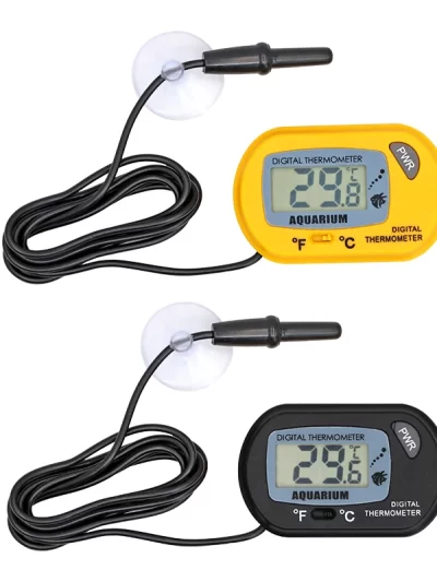 Fish Tank LCD Digital Aquarium Thermometer Temperature Water Meter Aquarium Temp Detector Fish Alarm Pet Supplies Tool Aquatic