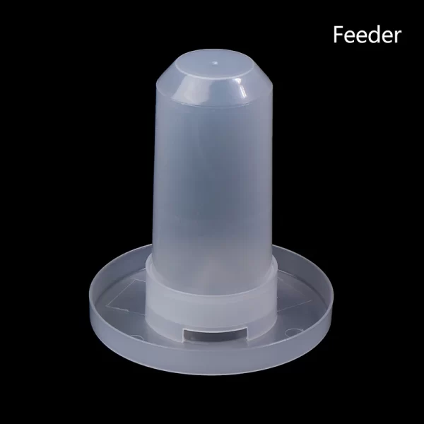 1Pc Automatic Bird Quail Drinking Cup Fountain Pet Bird Plastic Feeder Drinker Water Food Tray Tank Bird Pigeon Cage Supplies - Image 7