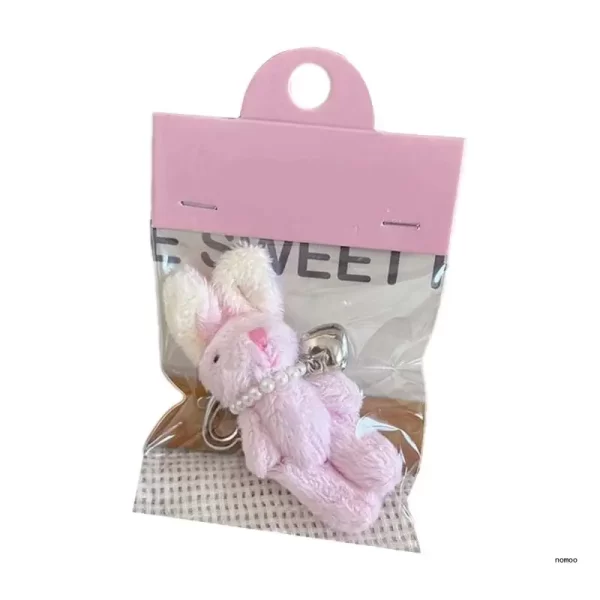 Creative Rabbit/Bear Keyring Bag Pendant Trendy Car Keychain Bag Accessory - Image 11