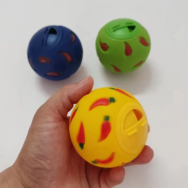Rabbit Treat Ball Pet Slow Feeder Interactive Bunny Toy Snack Toy Ball Bite Resistant Feeding Toys Ferret Kitty Guinea Pig Cat - Image 6