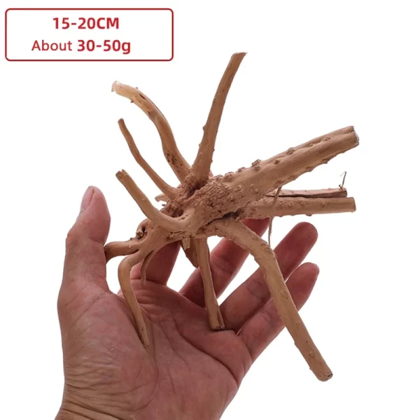 1 Pcs Wood Natural Trunk Driftwood Tree Aquarium Fish Tank Plant Stump Aquarium Fish Tank Ornament Landscaping Decoration - Image 9