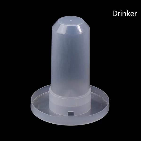1Pc Automatic Bird Quail Drinking Cup Fountain Pet Bird Plastic Feeder Drinker Water Food Tray Tank Bird Pigeon Cage Supplies - Image 8