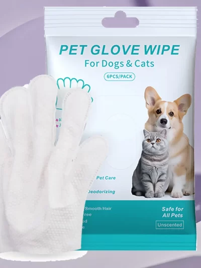 Pet supplies, pet disposable gloves, bathing and cleaning for cats and dogs, dry cleaning, wet wipes, and gloves.