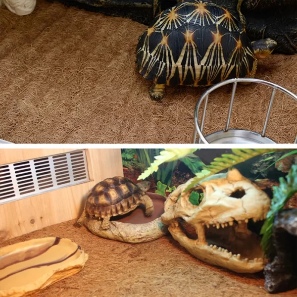 Reptile Carpet Coconut Palm Mat Animal Area Rugs Pet Carpet Reptile Terrarium Liner Insect Fiber Plant Coir Fibre Supplies - Image 15