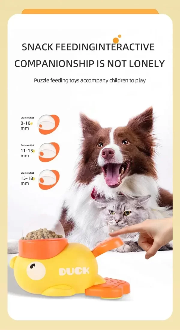 Pet Treat Dispenser, Automatic Snack Feeder for Cat Dog, Anti-Gulping Slow Feeder Bowls for Healthy Eating for Pet Accessories - Image 9