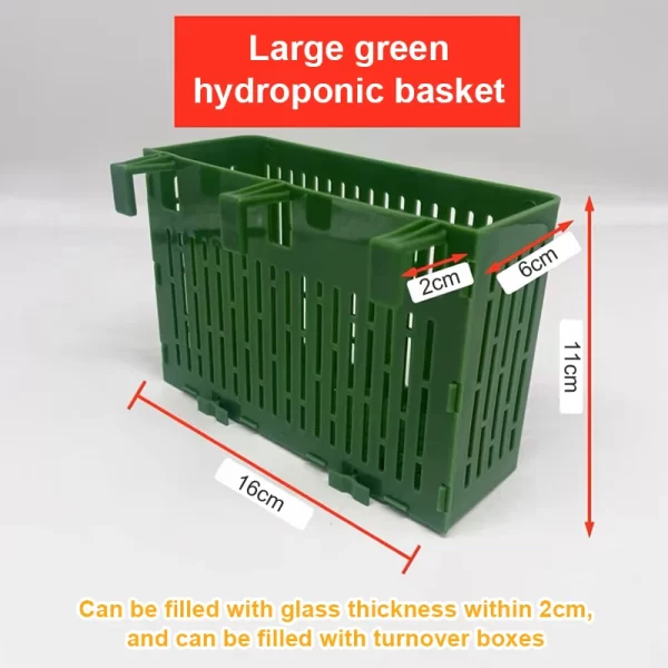 Fish Tank Hanging Planter Aquatic Plant Holder Heat-resistant Hydroponic Basket Aquarium Underwater Aquatic Plants Basket - Image 9