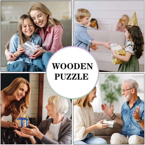 Bird Flock Wooden Jigsaw Puzzle Art, Unique Animal Shaped Pieces, DIY Leisure Game Fun Toy Gift Suitable Family Friends - Image 10