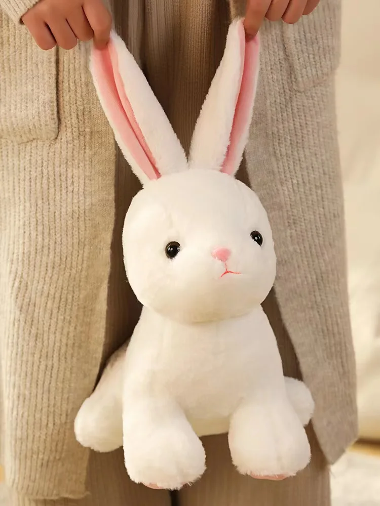 Rabbit plush toy plush animal rabbit doll simulation rabbit children's toys birthday Christmas gift girl boy - Image 11