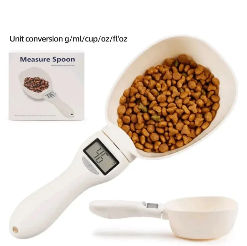 Pet Food Measuring Spoon Scale Kitchen Digital Food Measuring Spoon Suitable for Cat and Dog Food Measuring Digital Spoon Scale - Image 7