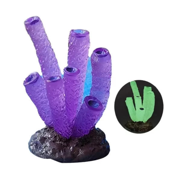 Undersea Artificial Fake Coral Water Plants Landscape Fish Tank Luminous Simulation Coral Aquarium Decoration Micro Ornaments - Image 12