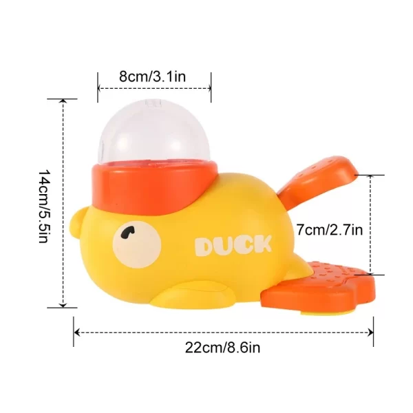 Pet Dog Yellow Duck Automatic Feeding Machine Cat Feeding Supplies Foodd Interactive Cat Leakage Toys Human Pet Interactive Toys - Image 6