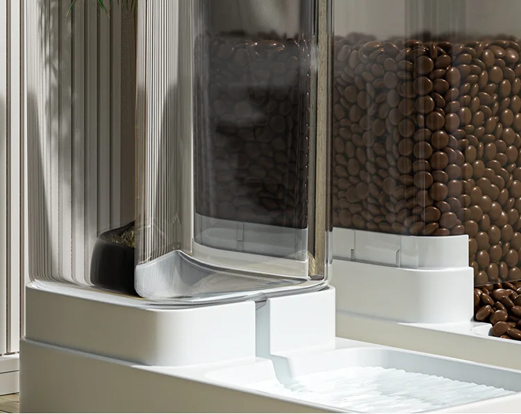 Automatic Cat Feeder & Water Dispenser with Gravity Food Storage Container for Cats and Dogs - Image 21