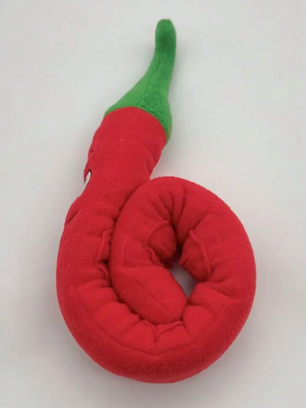 Dog Squeaky Toys Cute Red pepper Plush Small Dog Toys for Small Medium Large Dogs, Dog Smelling  Toys  Interactive Puzzle Toys - Image 4