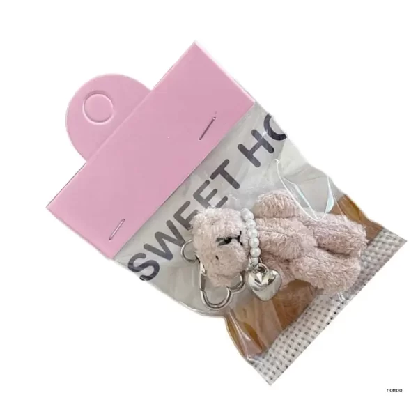 Creative Rabbit/Bear Keyring Bag Pendant Trendy Car Keychain Bag Accessory - Image 14