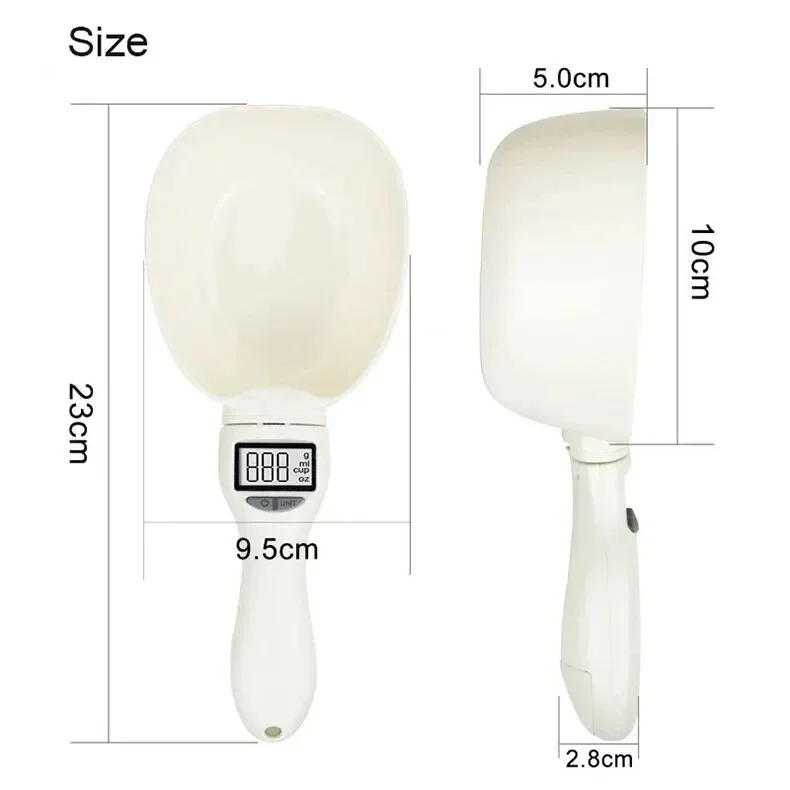 Pet Food Measuring Spoon Scale Kitchen Digital Food Measuring Spoon Suitable for Cat and Dog Food Measuring Digital Spoon Scale - Image 8