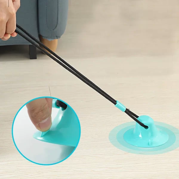 Interactive Suction Cup Dog Toy with Sound and Treat Dispensing - Durable Rubber Ball for Training and Tug-of-War Fun - Image 3