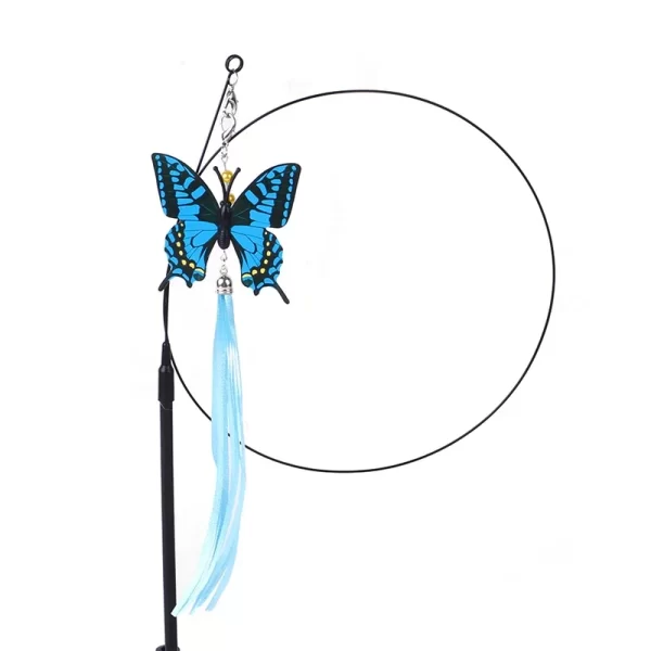 Cat Toys Simulation Bird interactive Sucker Feather Bird with Bell Cat Stick Toy for Kitten Playing Teaser Wand Toy Cat Supplies - Image 8