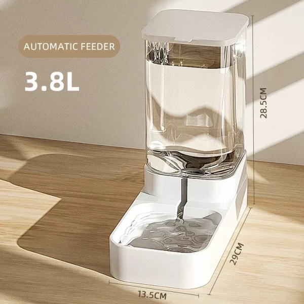 Pet Automatic Feeder Gravity Dispenser Food Storage Bucket Large Capacity Food Grade Materials Simple Cleaning for Cat Dog - Image 7