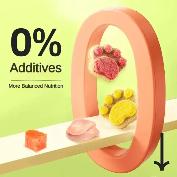 10/20/50Pcs Cat Snacks Cat Biscuit Freeze-Dried Cat Claw Biscuits Dog Snacks Nutrition Fattening Snack Cat Training Reward Snack - Image 2