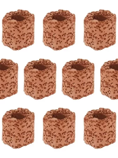 10pcs Aquarium Ceramic Holder For Plants Weights Pot Aquatic Filter Fish Tank Media Aquarium Breeding Isolation Box Function
