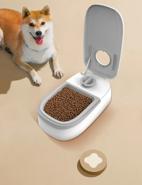 Pet Automatic Timing Feeder 700ML Large Capacity Dry Wet Food Container Electric Dog Double Dish Bowl For Cats Dogs Feeders Bowl - Image 10