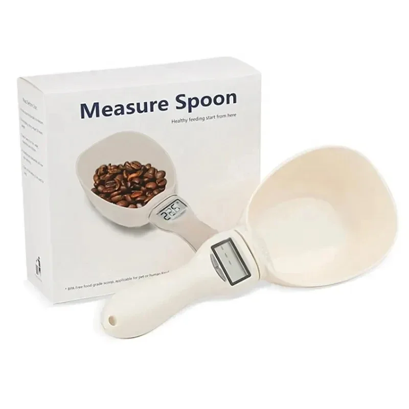Pet Food Measuring Spoon Scale Kitchen Digital Food Measuring Spoon Suitable for Cat and Dog Food Measuring Digital Spoon Scale - Image 5