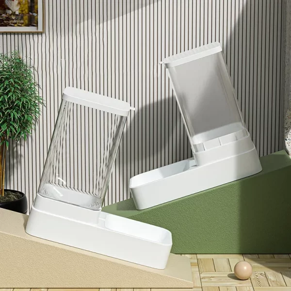 New Pet Dog Feeder Cat Automatic Feeding Water Bowl Transparent Pet Food Storage Dispenser Container Puppy Kitten Accessories - Image 11