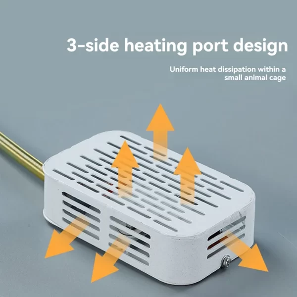 Bird Cage Heater Simulated Natural Environment Lighting Warming Heat Lamp Anti Bite Warmer Light For Parrots Parrot