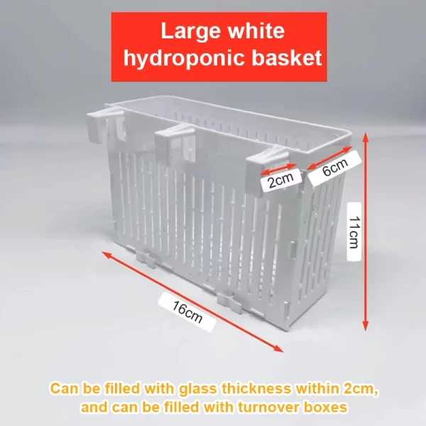 Fish Tank Hanging Planter Aquatic Plant Holder Heat-resistant Hydroponic Basket Aquarium Underwater Aquatic Plants Basket - Image 7