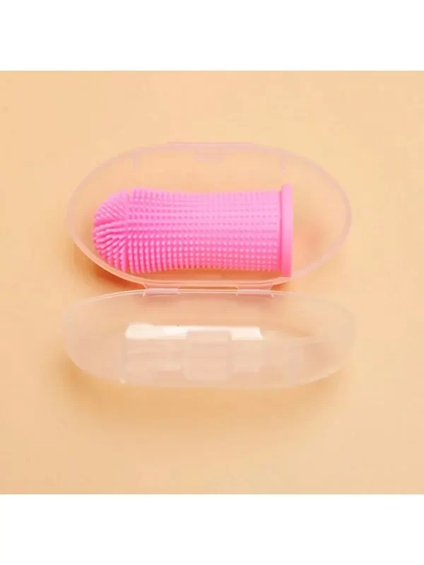 Pet Finger Toothbrush Cleaning Products for Cats and DogsOral Cleaning ToothbrushesSilicone Bristles - Image 6