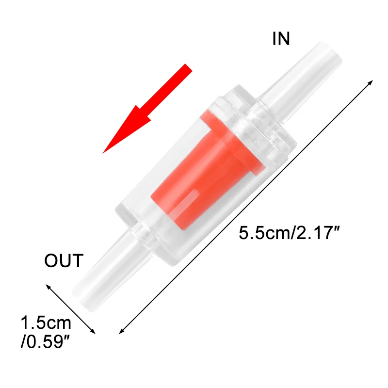 Aquarium Air Pump Accessories Kit with Air Stone Bubble Aerator, Check Valves, Suction Cups, Air Tube, for Fish Tank Oxygen Pump - Image 4