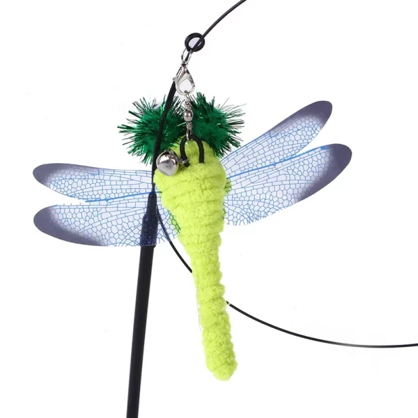 Cat Toys Simulation Bird interactive Sucker Feather Bird with Bell Cat Stick Toy for Kitten Playing Teaser Wand Toy Cat Supplies - Image 3